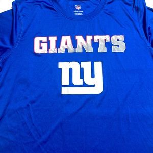 NFL NY Giants Long sleeve shirt. Boys L